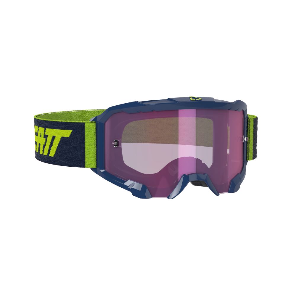 Leatt 2024 Goggles Velocity 4.5 Iriz Ink Blue - Purple Lens